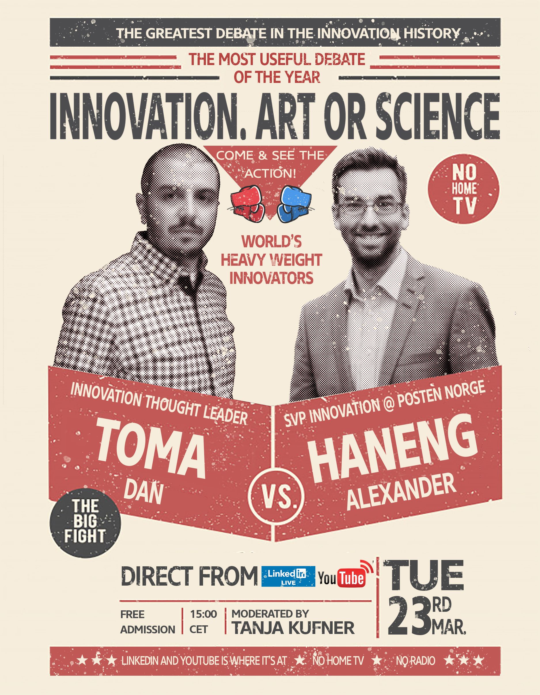 Boxing match Toma vs Haneng: Innovation Art or Science